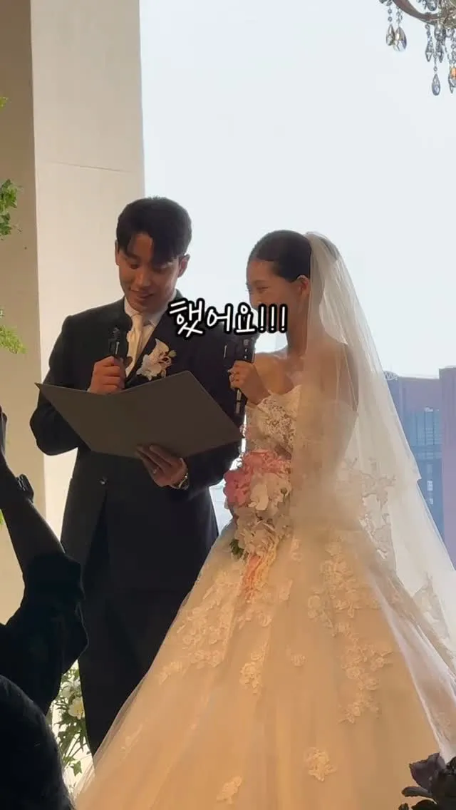 준희가 원하던 딸기우유 부케